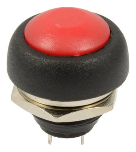 Pulsador Normal Abierto 17.5mm (ori:12mm) 1a 250v Rojo 0