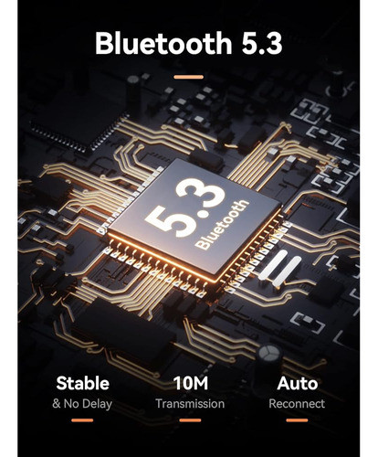 2023 Soomfon Bluetooth 5.3 Adaptador Para Automóvil, Micrófo 1