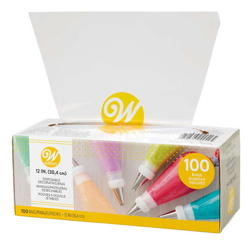 Bolsas De Repostería Desechables De 12 Pulgadas Para Deco... 0