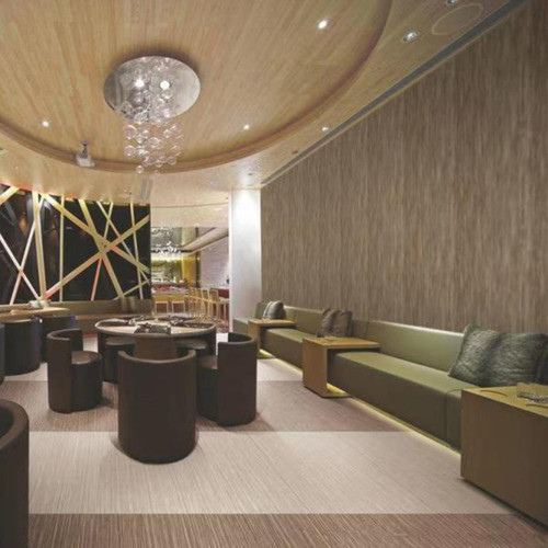Papel De Parede Para Sala Hotel Madeira Marrom/cinza 10mts 1