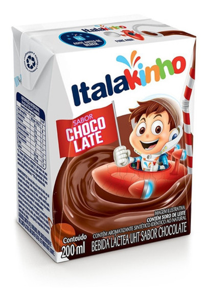 Achocolatado Italakinho 200ml Cada - Com 24 0