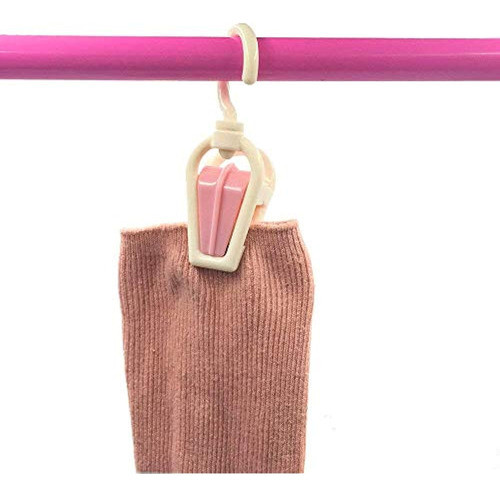 Gancho Giratorio De Plástico Fuerte Portátil De 10 Colores S 1