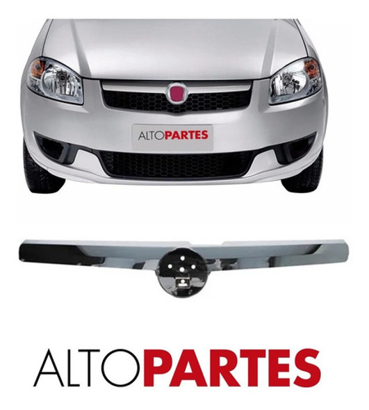 Moldura Cromada Parrilla Siena Fire Fase 4 2012 A 2018 1