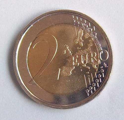 España 2 Euros 2012 Sin Circ Km 1252 10 Años Del Euro 1