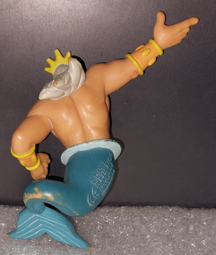 Figura Rey Tritón Padre De Ariel La Sirenita Marca Bullyland 1