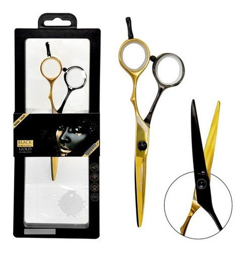 Tijera De Corte Filo Navaja Profesional 5.5  Golden Cobalt 0