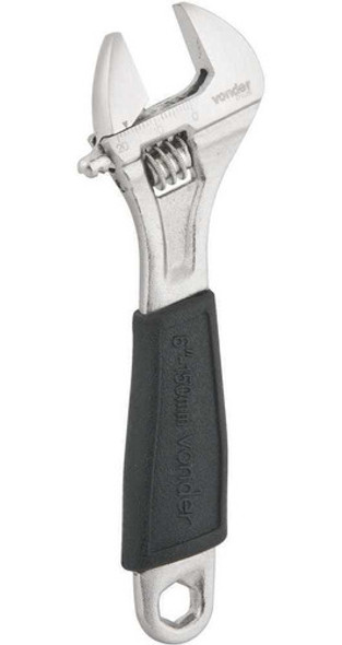 Chave Ajustável 8 Polegadas Niquelada Vonder 1