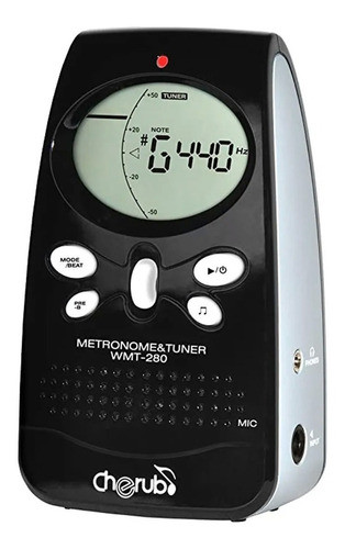 Metrónomo Afinador C/entrada Y Mic Cherub Wmt280 Oferta!! 0