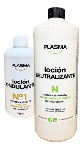 Loción Neutralizante Plasma 900ml + Liquido Permanente 1 0