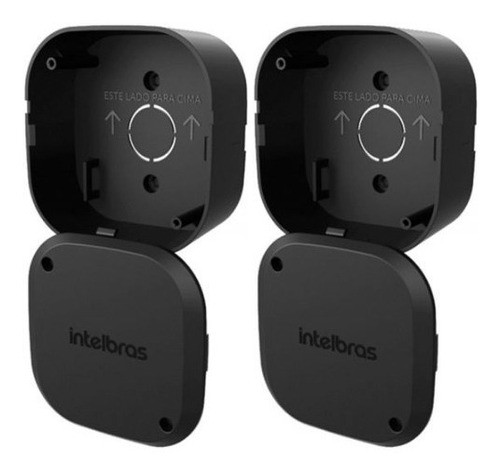 Kit Com 2 Caixas Proteção Para Cftv Vbox 1100 Intelbras 0
