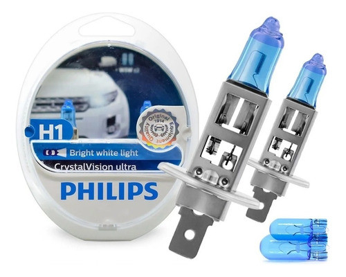 Lampara H1 12v 55w Philips Crystal Vision Ultra 1