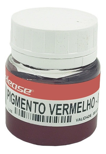 Pigmento Vermelho P/ Uso Com Resina Poliester Redelease 20 G 0