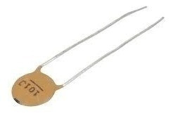 Capacitor Ceramico Disco 100pf 500v (101) X 10 Unidades 0