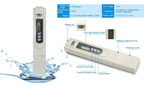 Caneta Leitora De Ph De Qualidade Da Água Para Teste Tds 1