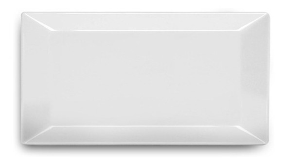 Set X4 Plato Porcelana Rectangular Oxford Blanco 25 X 16cm 0 Set X4 Plato Porcelana Rectangular Oxford Blanco 25 X 16cm 0
