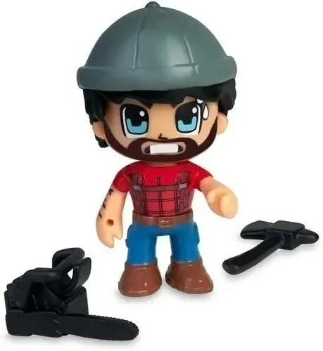 Pinypon Action Muñeco Con Accesorios 8cm Leñador 0