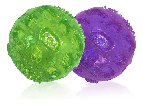 Pjdh 3 '' Bolas De Juguete Chirriantes Para Perros De Raza M 0