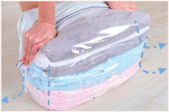Combo 2 Bolsa Vacio Compresion Manual Aspiradora 50x70x30cm 1