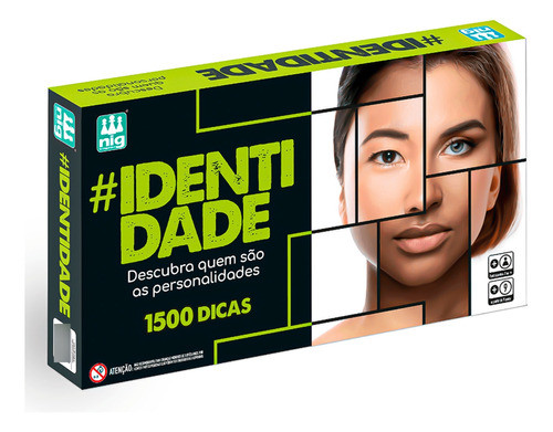 Jogo De Tabuleiro Identidade 250 Cartas - Nig Brinquedos 1