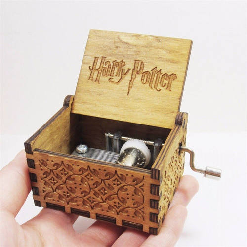 Caja De Música De Harry Potter Grabado Madera Caja De Música 1