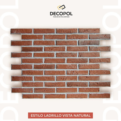 Revestimieto Pu Simil Ladrillo Visto  Antihumedad Decopol 1