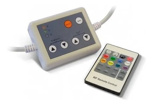 Controladora Vulcano Rgb 4amp C/control Remoto Piscinas 0