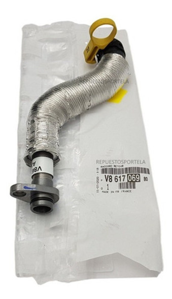 Caño Racord Retorno Aceite Turbo  Peugeot 308 Gti 1.6 Thp 0 Caño Racord Retorno Aceite Turbo  Peugeot 308 Gti 1.6 Thp 0