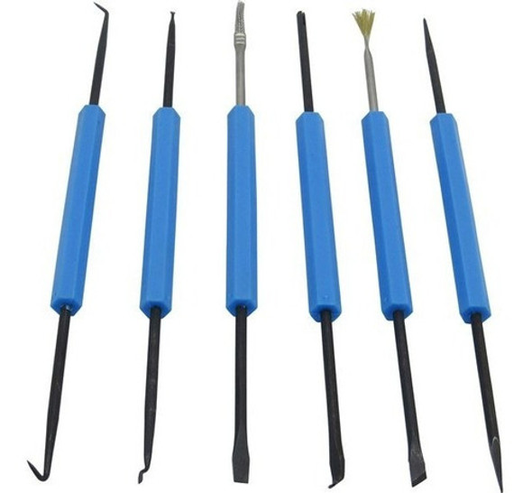 Kit Herramientas Estacion Soldado Kit X6 Limpieza Placa Smd 1