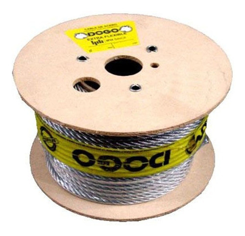 Cable De Acero 9.5mm X 10 Mts Dogo 6x19 0