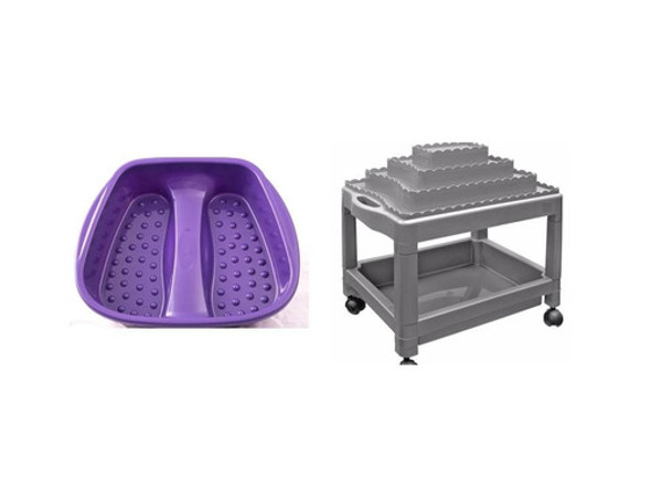 Palangana Pedicuro Spa Pies Peluqueria  + Carro Esmaltes 0