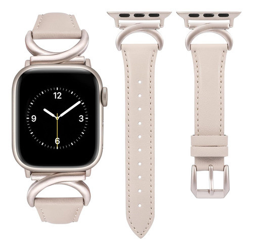 Minyee Correa De Cuero P/ Apple Watch 9/8/7/6/5/4/3/2/1/se 0