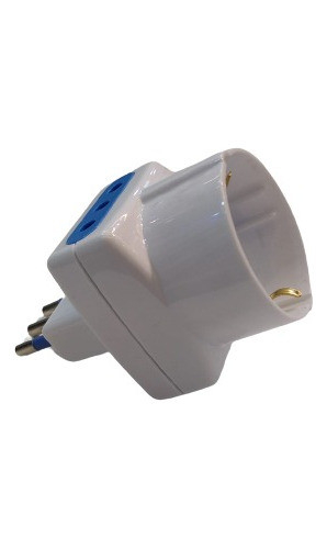 Adaptador Derivado Macho 3 En Lines Y 1 Shucko 2 Modular 0