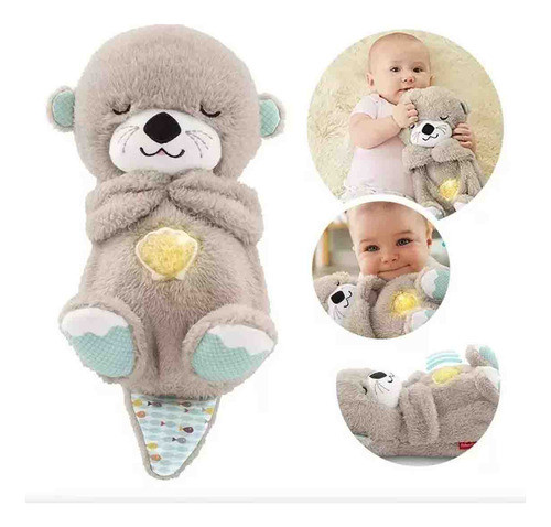 Boneca De Pelúcia Otter Com Som E Luz 1