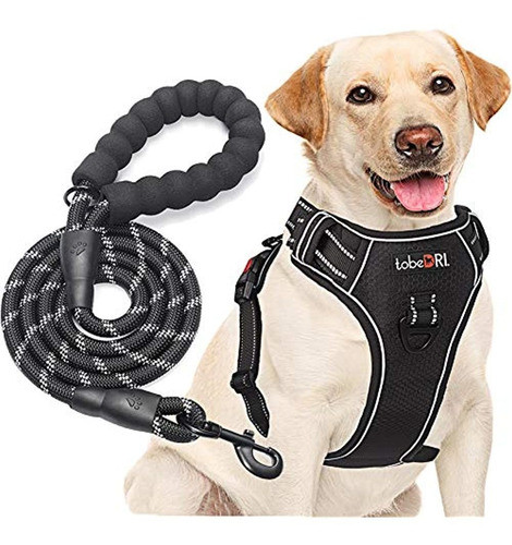 Arnes Para Perros Tobedri Sin Tiron Ajustable Reflectante 0