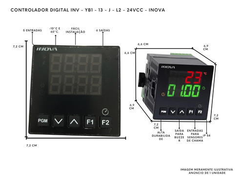 Controlador P/ Máquina De Lavar E Secadora Industriais 24vcc 1