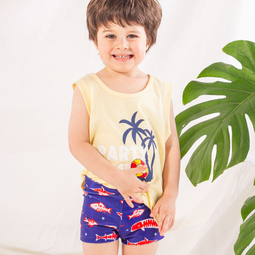 Zunga Uv Short De Baño Bebé Gretty Naranja 24-36 M 1