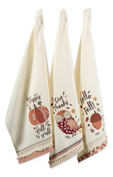 Dii Thanksgiving Fall Kitchen Towels Collection Juego De Pañ 0