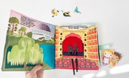Libro Tela Sensorial Didáctico Buenos Aires Juguete-olivetta 1