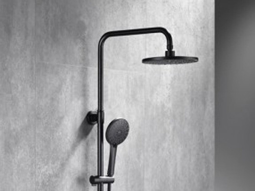 Roseta Negro Mate Aqualia 1