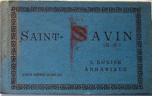 Album 16 Postales De La Abadía St Savin. Francia 1930 0