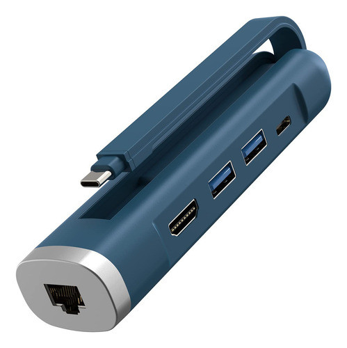 Usb C Hub, Adepter Usb Type-c Multiport Con Hdmi 4k, Elexlin 0