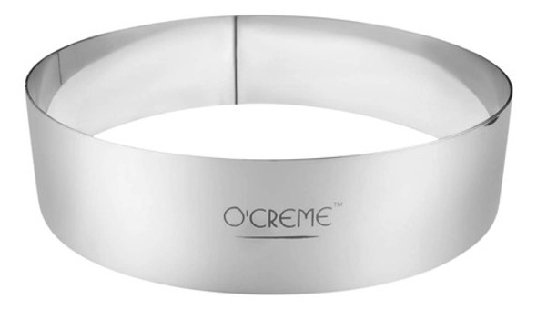 Anillo Para Tartas O'creme, Robusto, Redondo, De Acero Inoxi 0