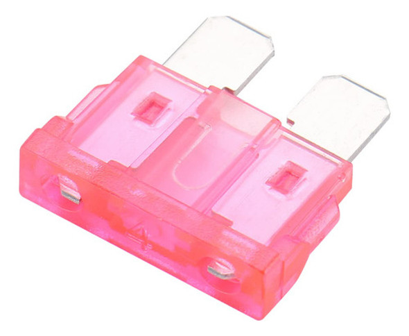 3 Fusibles Ficha Plana Tipo Automotor 4a (rosa) 19mm 0