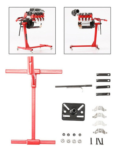 Suporte De Reparo De Motor Rotativo V8 Rc Car Tool Leve G 1