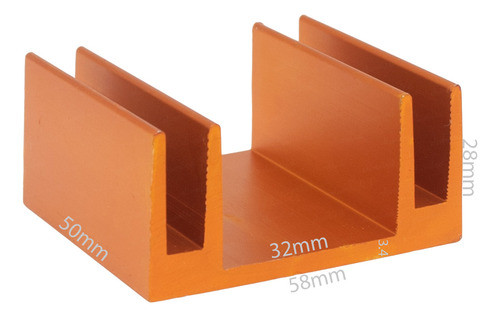 4 Disipadores Zd1 X 50mm R. T. 3.5º C/w (50x29x50mm) 1