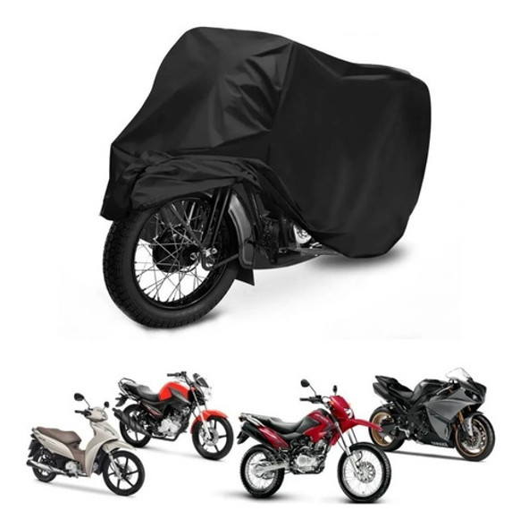 Capa De Cobrir Moto Pvc Impermeável P M G Gg 1