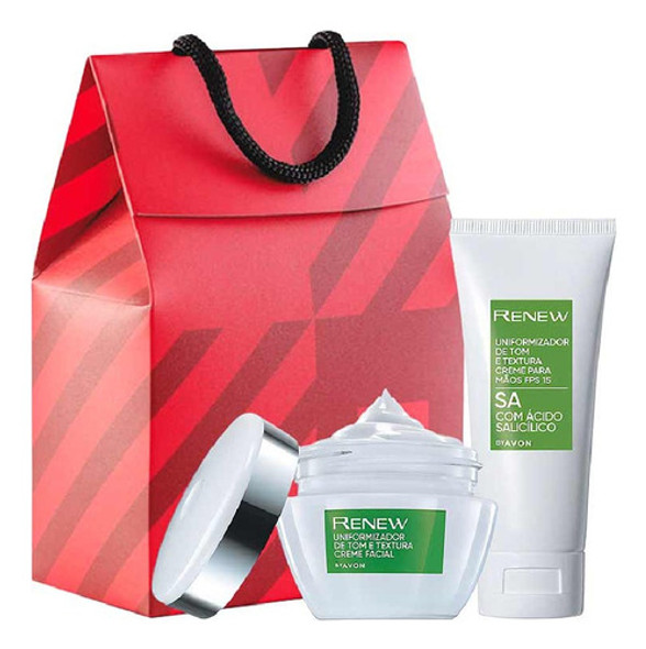 Creme Clareador Renew Clinical Mãos E Rosto Kit Uniform Avon 0 Creme Clareador Renew Clinical Mãos E Rosto Kit Uniform Avon 0