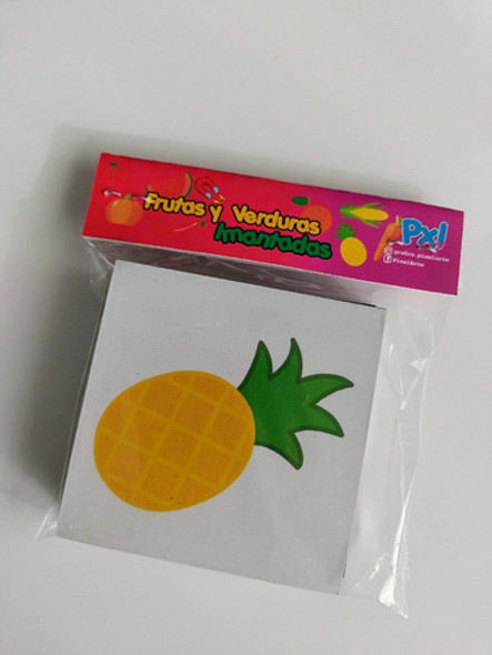 Frutas Y Verduras Imantadas Regalo Infantil 36 Piezas 7x7cm 0