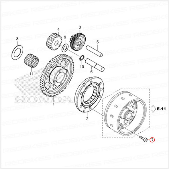 Tornillos Bendix Magneto Honda Cb 300 Twister Original Th 1