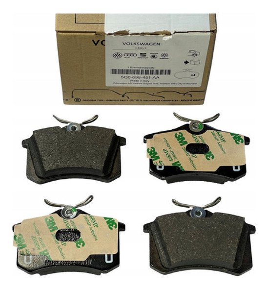 Pastilhas De Freio - Traseiras Volkswagen Jetta 2011 A 2016 0